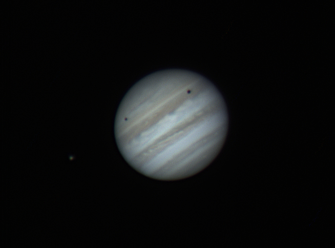 Jupiter with 2 shadows